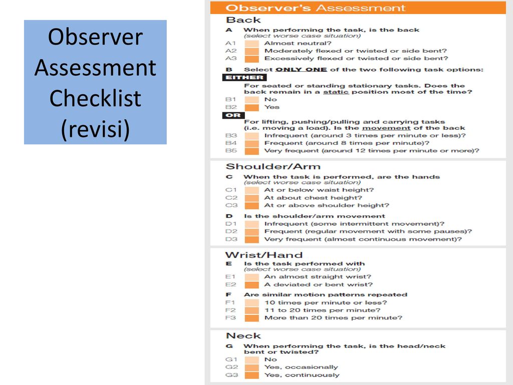 Observer Assessment Checklist (revisi)