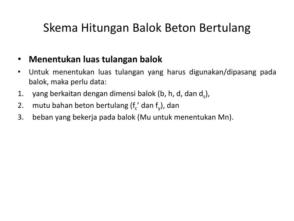 Struktur Beton Bertulang 1 Ppt Download