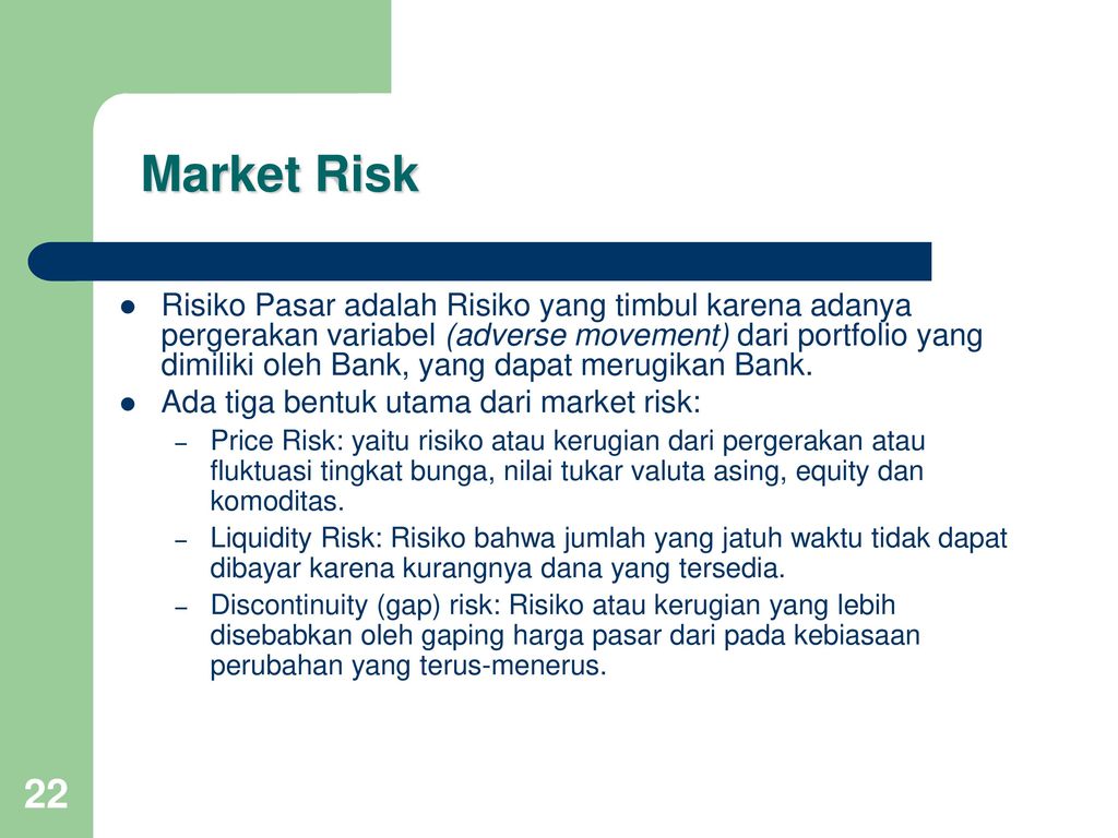 Marketing risks