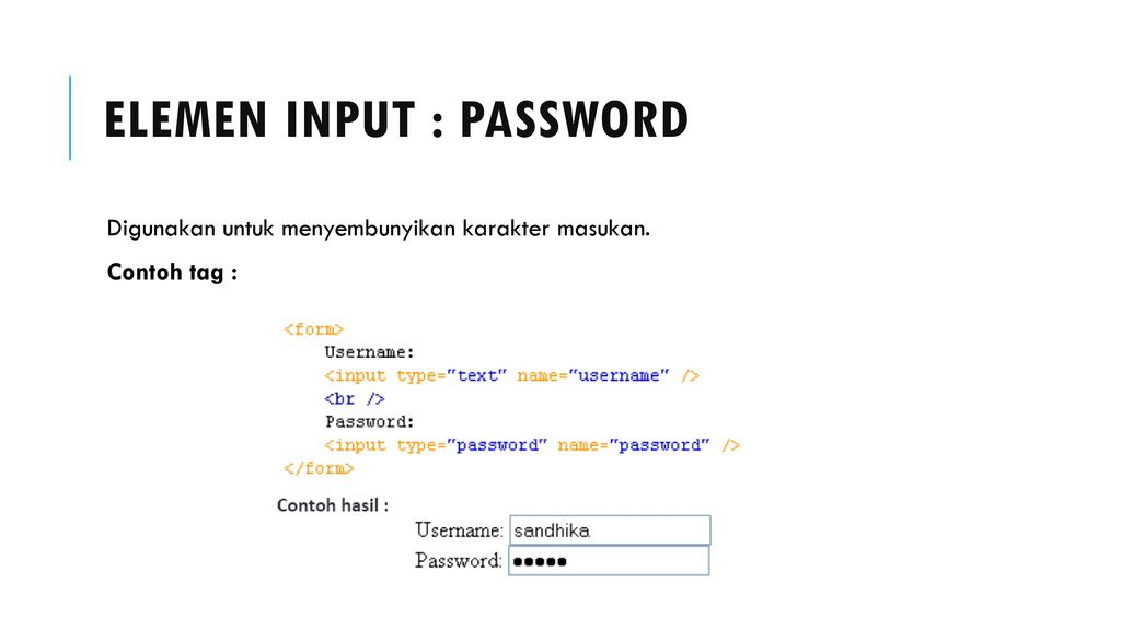 Input password. Password input.