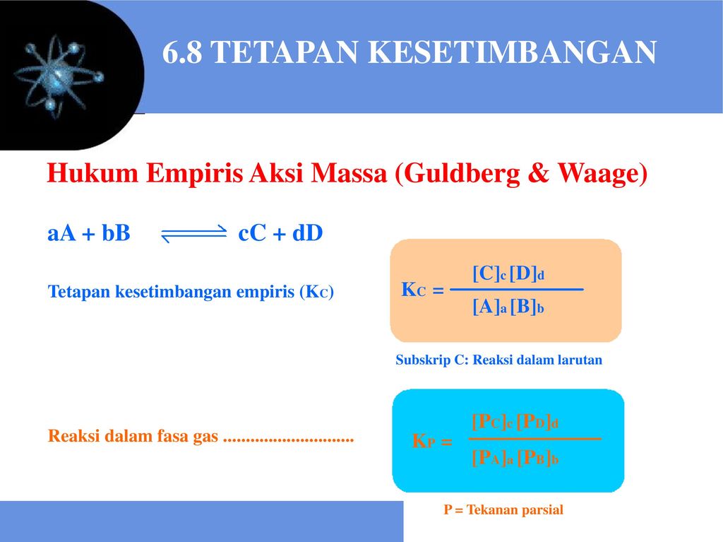 KONSEP KESETIMBANGAN KIMIA HUKUM KEKEKALAN ENERGI - Ppt Download