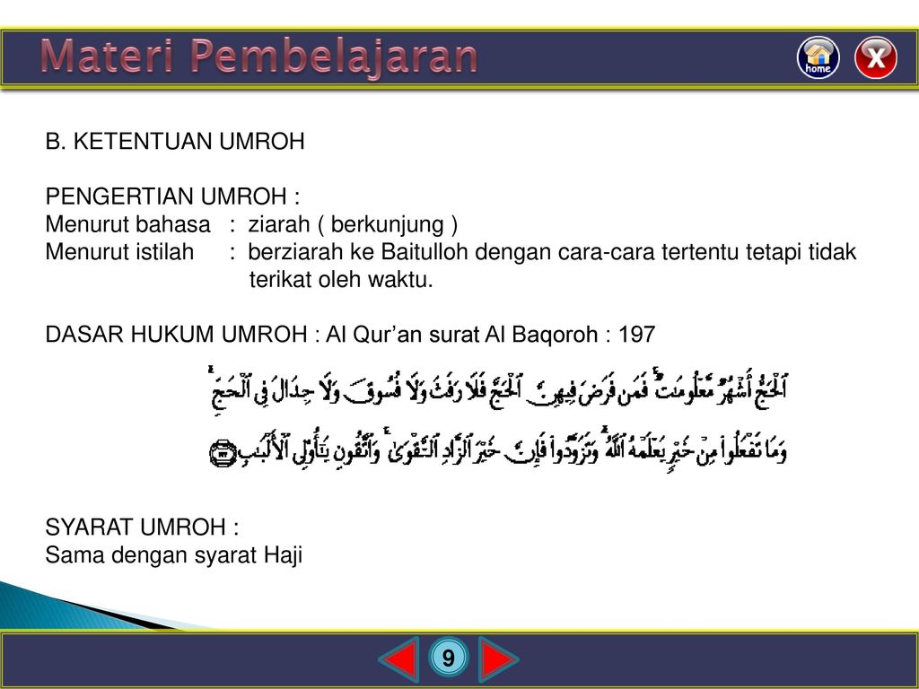 Pengertian Dan Hukum Umrah – Sinau