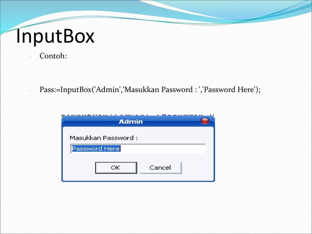 Password here. Inputbox. Inputbox примеры. Inputbox DELPHI пример. Inputbox js это.