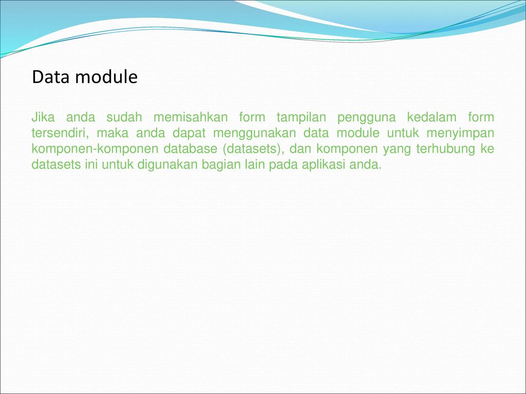 Data module