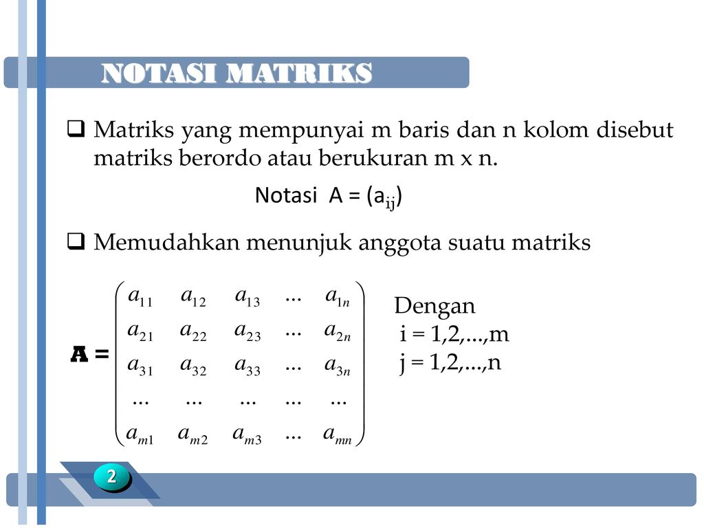 MATRIKS. - Ppt Download