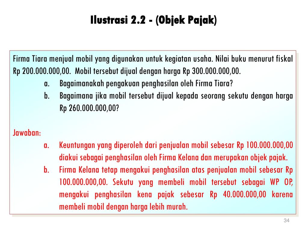 KONSEP PAJAK PENGHASILAN Ppt Download