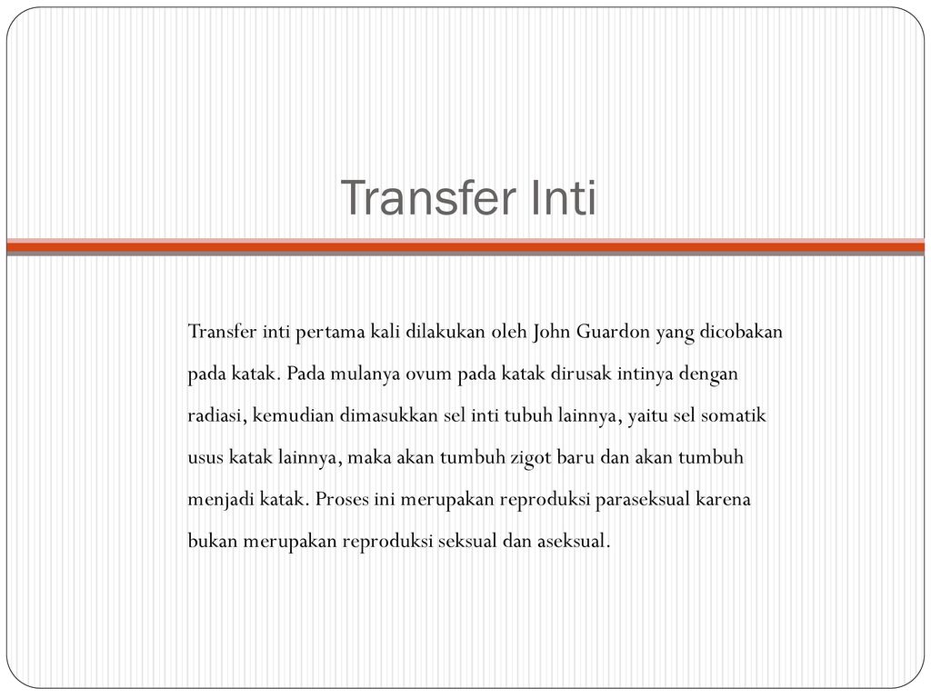 Transfer Inti