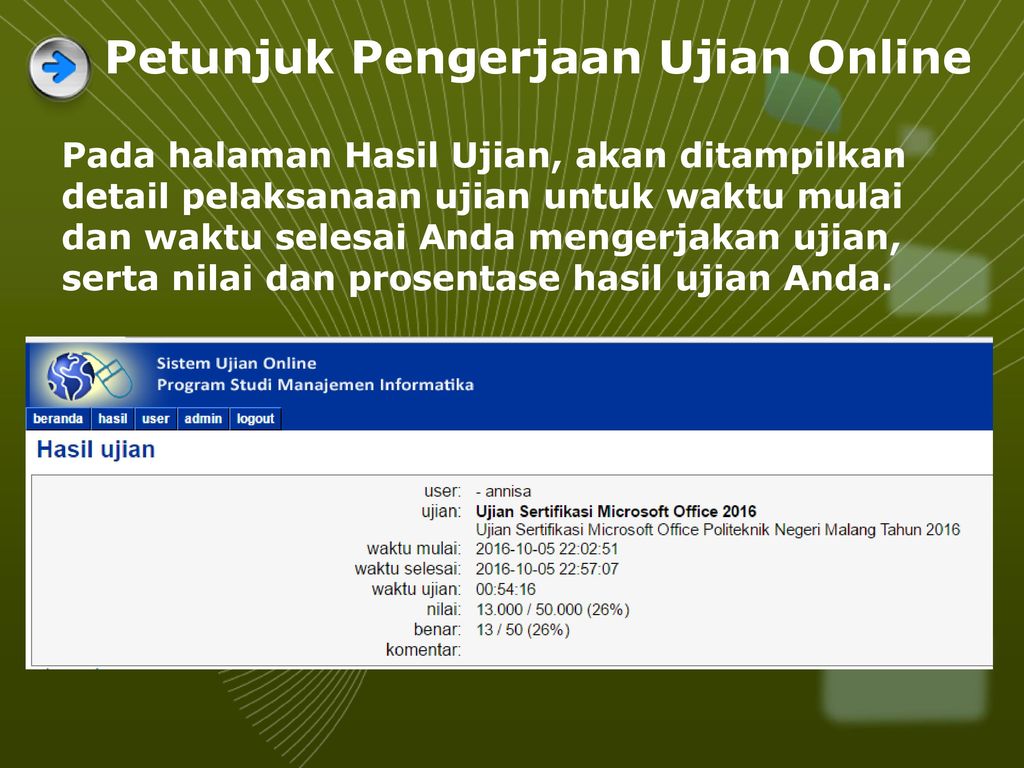 Soal ujian sertifikasi microsoft office untuk