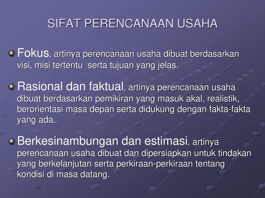 menganalisis aspek-aspek perencanaan usaha - ppt download