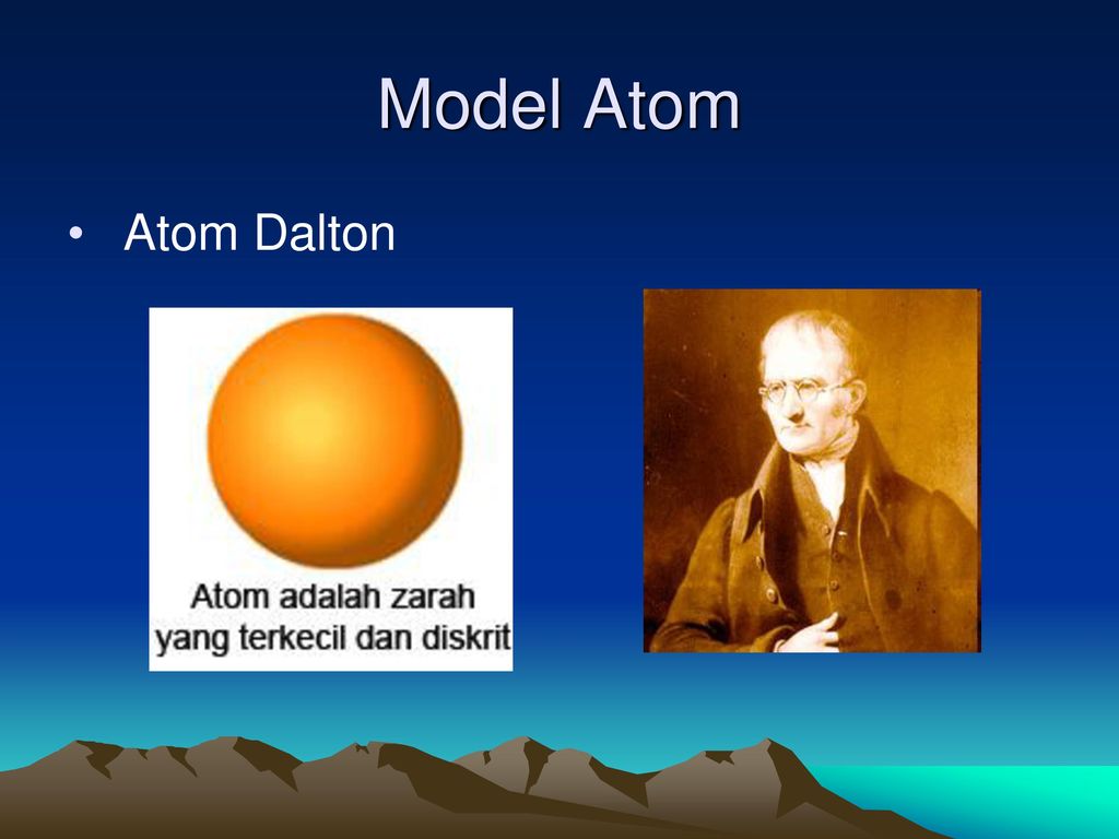 Model Atom Atom Dalton