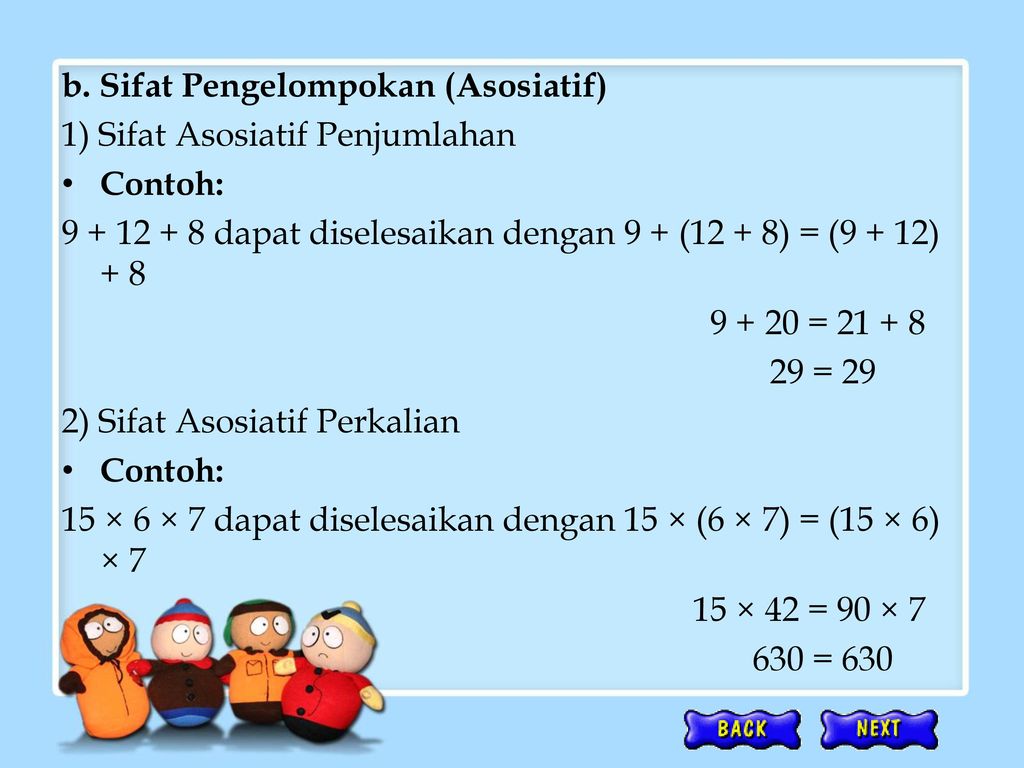 √ Contoh Sifat Asosiatif - Wanjay