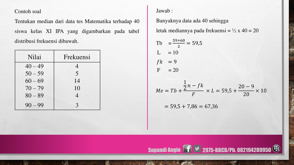 Statistika Oleh Supandi T Angio Ppt Download