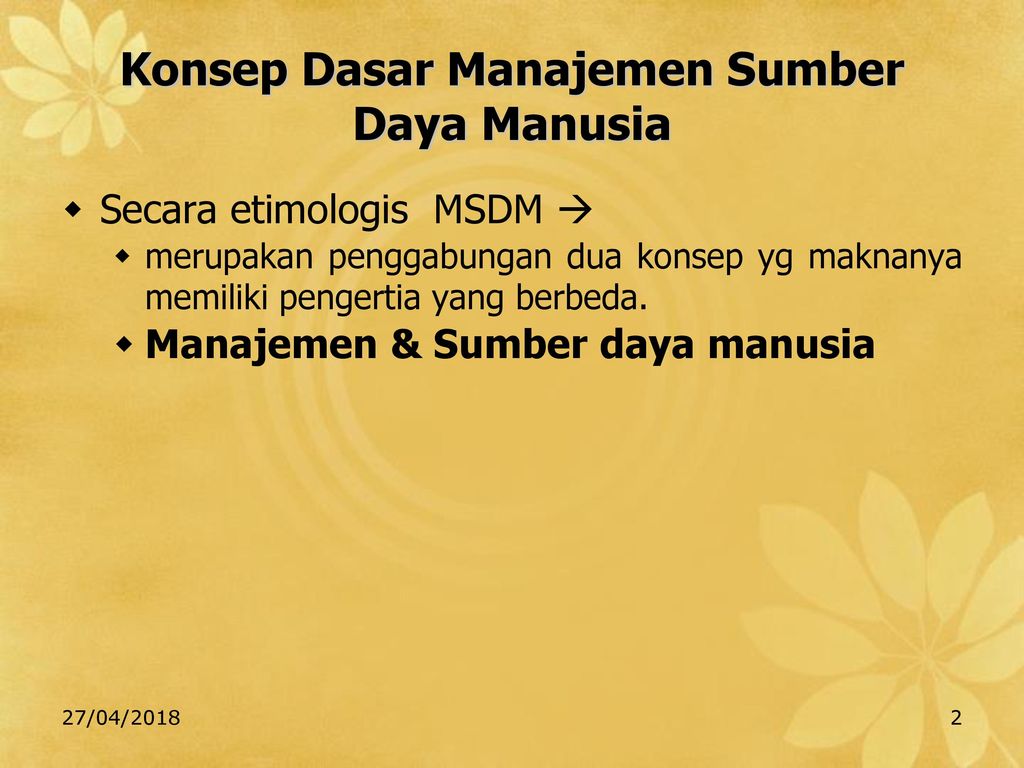 Pengertian Manajemen Sumber Daya Manusia Ppt | My Skripsi