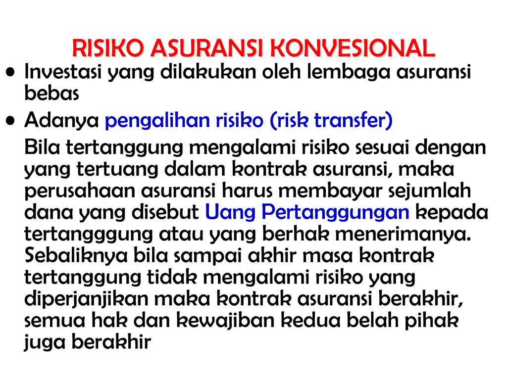 Risiko Dalam Asuransi Ppt Download