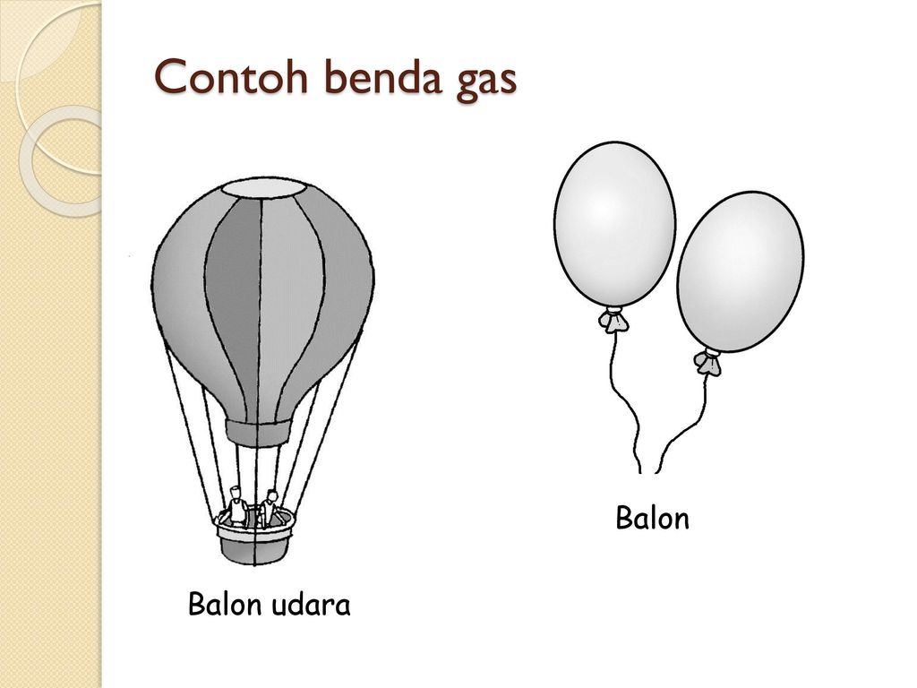 Contoh benda gas Balon Balon udara