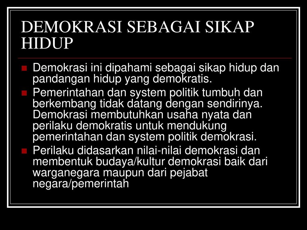 Motivasi Etika Demokrasi Ppt Download