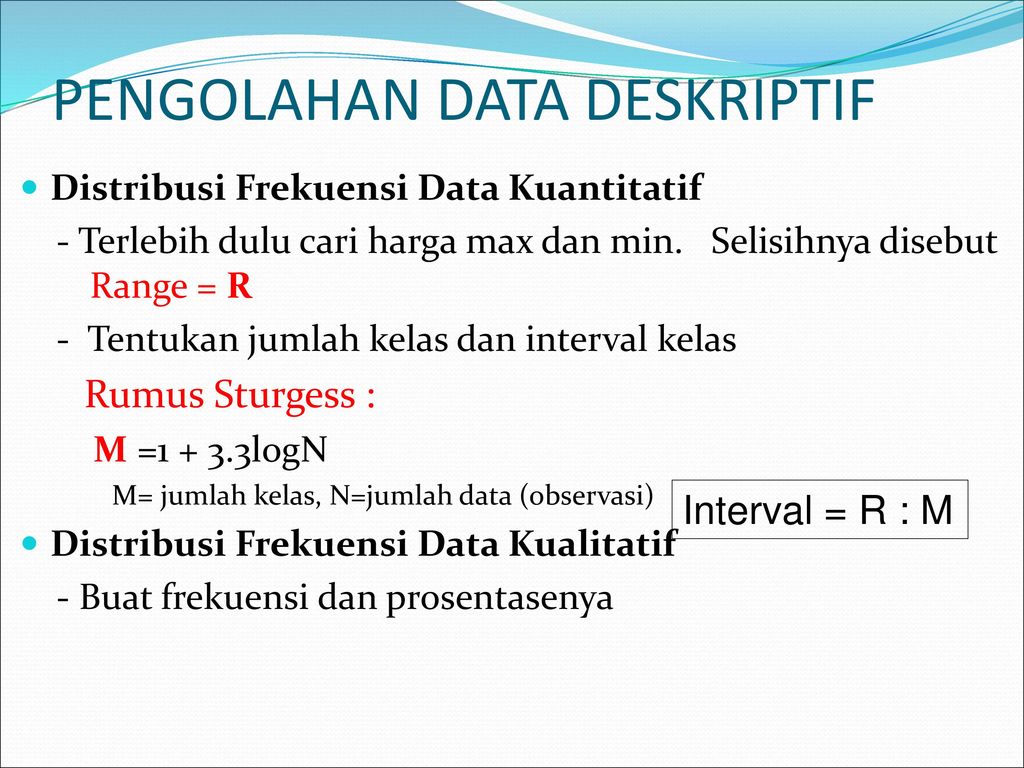 Metode Pengumpulan Pengolahan Analisa Data Ppt Download