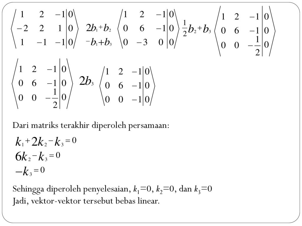 Contoh Soal Aljabar Linear Dan Penyelesaiannya - Kuy Belajar