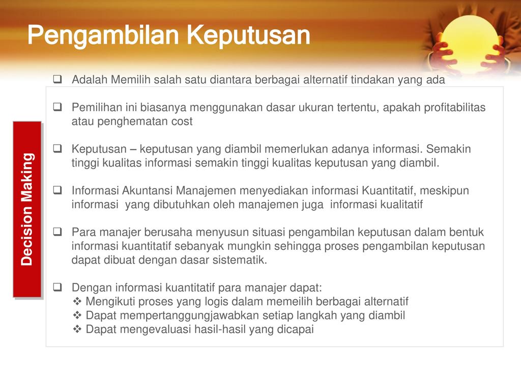 Pengambilan Keputusan Jangka Pendek Ppt Download