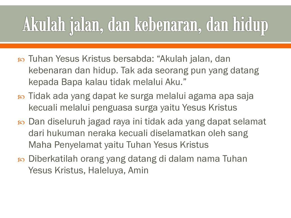 Ayat Alkitab Akulah Jalan Kebenaran Dan Hidup – Studyhelp