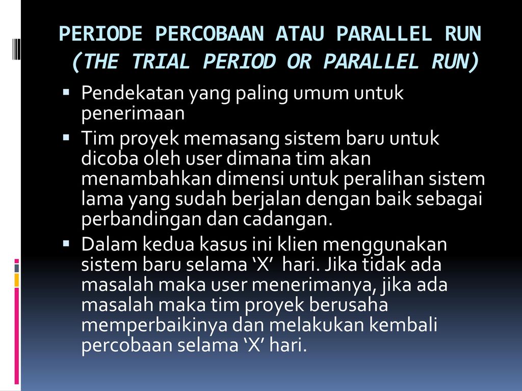 Trial period