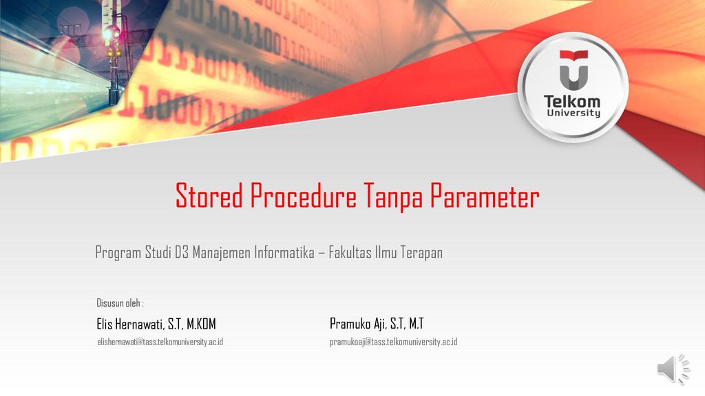 Stored Procedure Tanpa Parameter
