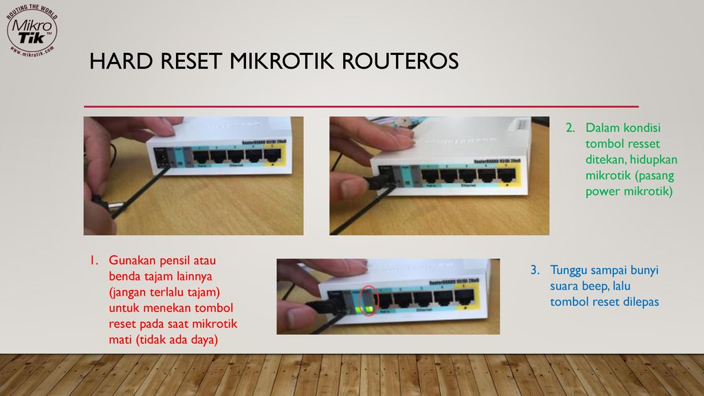 HARD reset mikrotik routeros