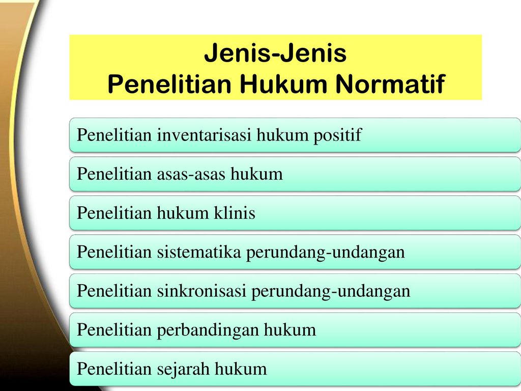 Metode Penelitian Hukum Ppt Download