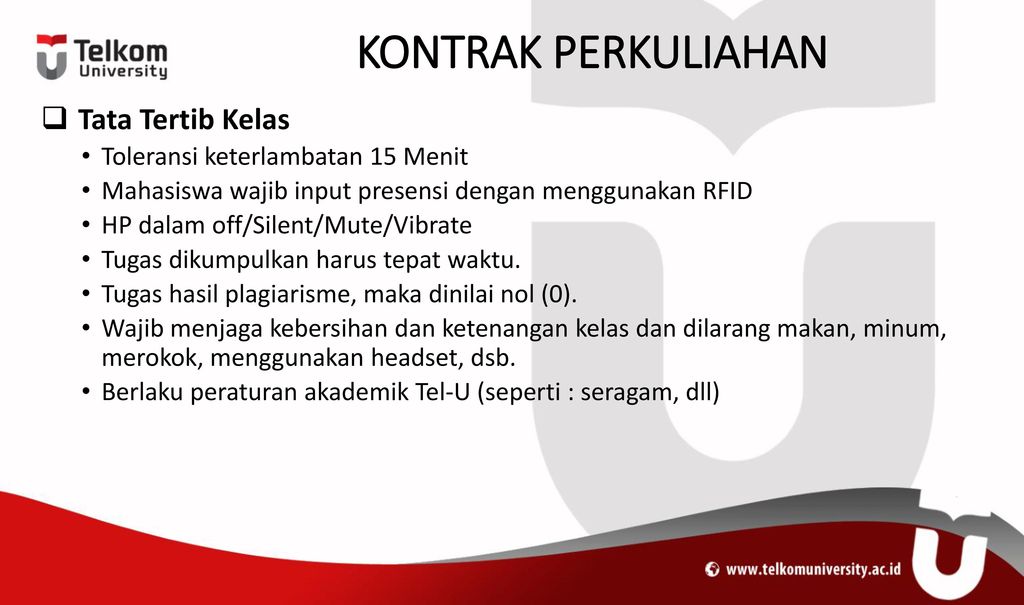 Aturan Dan Kontrak Perkuliahan Ppt Download