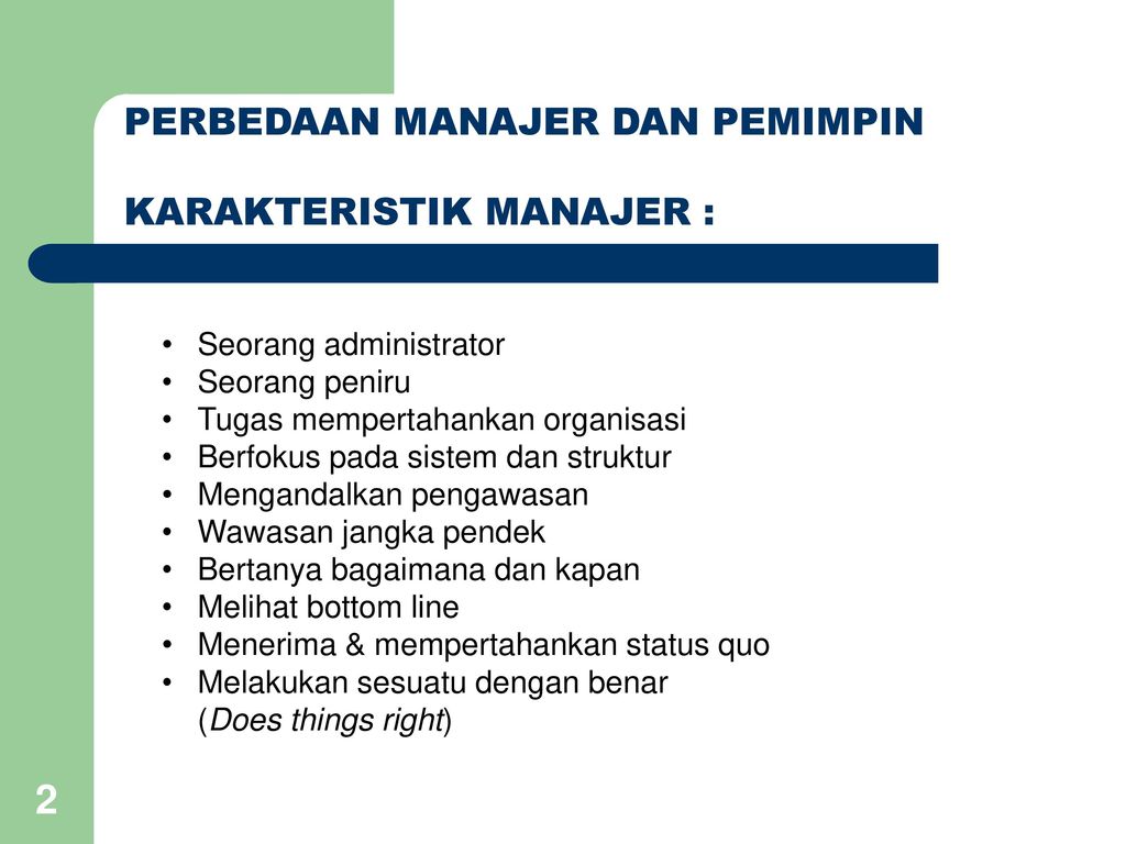 Perbedaan Manajer Dan Administrator