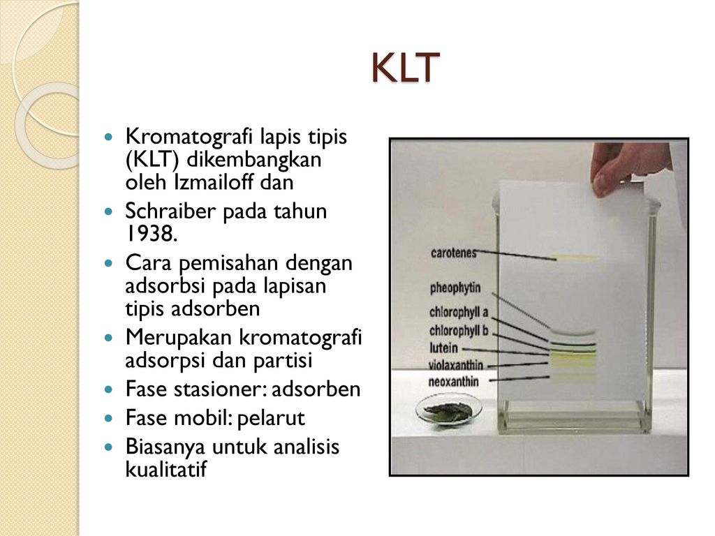 Kromatografi Lapis Tipis Ppt Download 5816