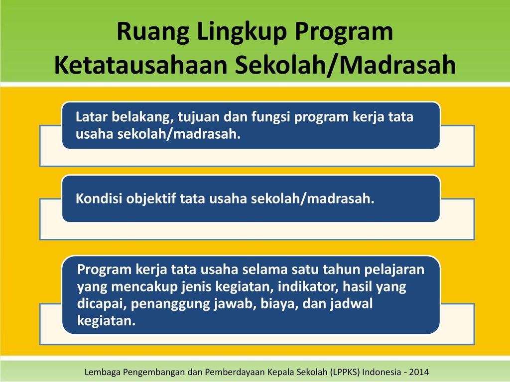 Pengelolaan Ketatausahaan Sekolahmadrasah Ppt Download 