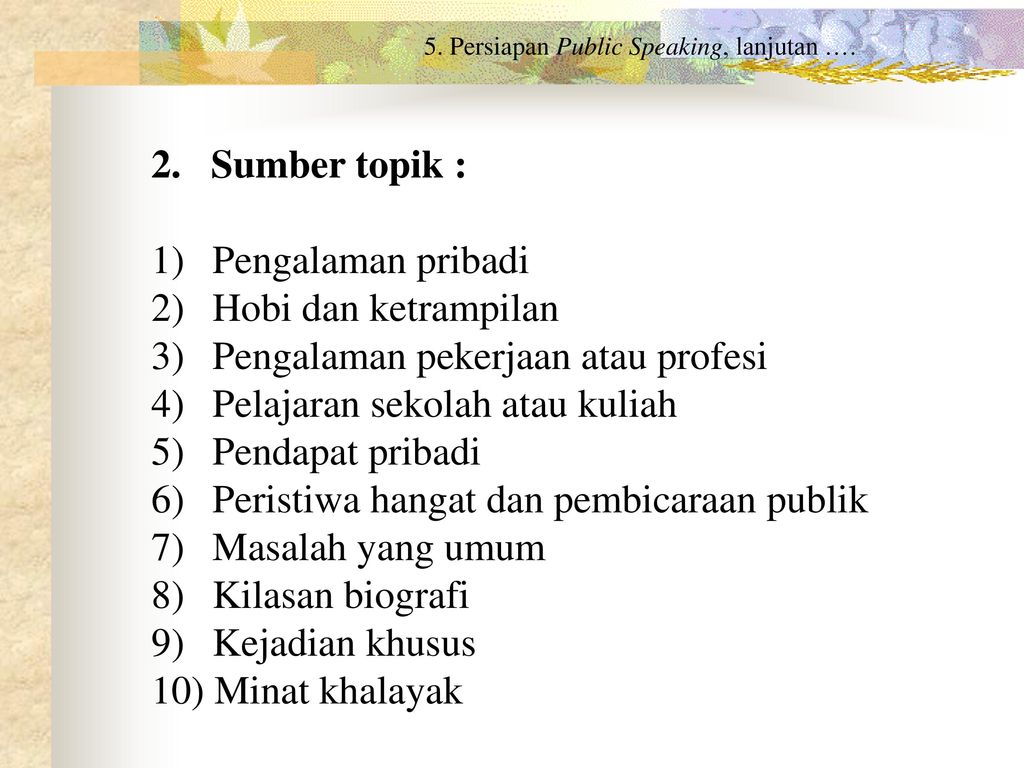 Contoh Teks Ceramah Tentang Pengalaman Pribadi Lukisan