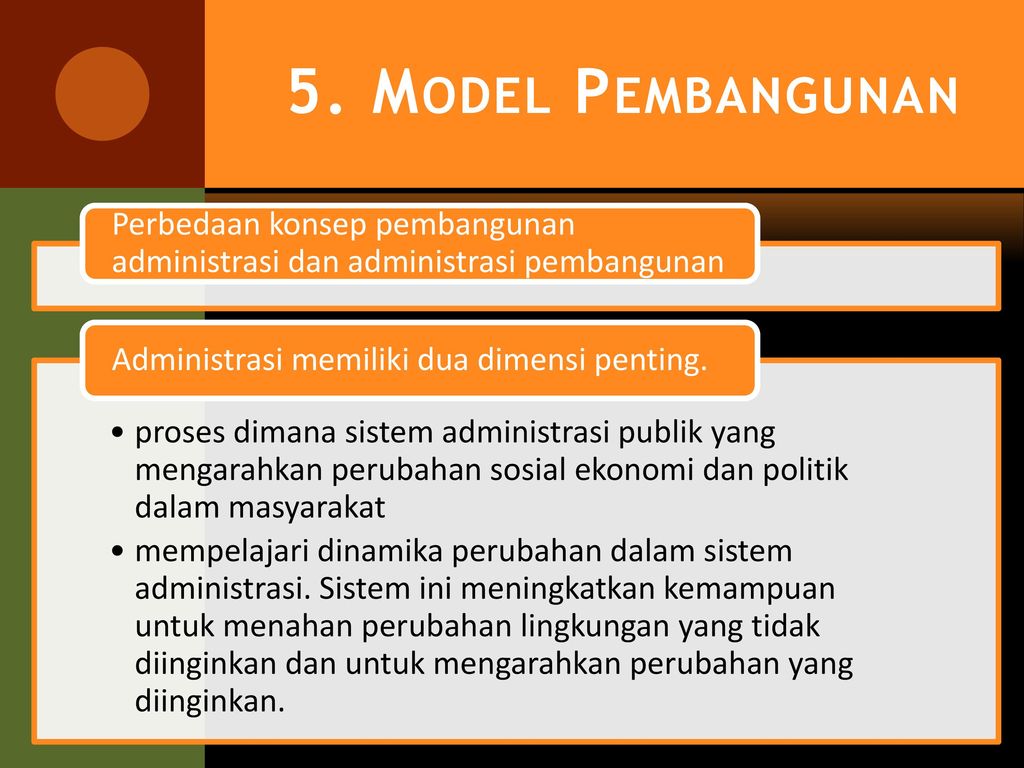 Model Dalam Perbandingan Administrasi Negara Ppt Download