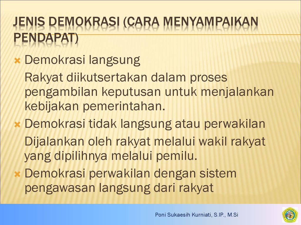 Demokrasi Langsung Dan Tidak Langsung – Newstempo