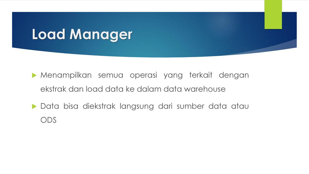 Load manager