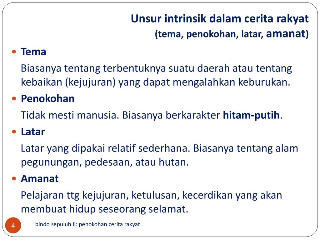 Unsur Unsur Dongeng Adalah – Sinau