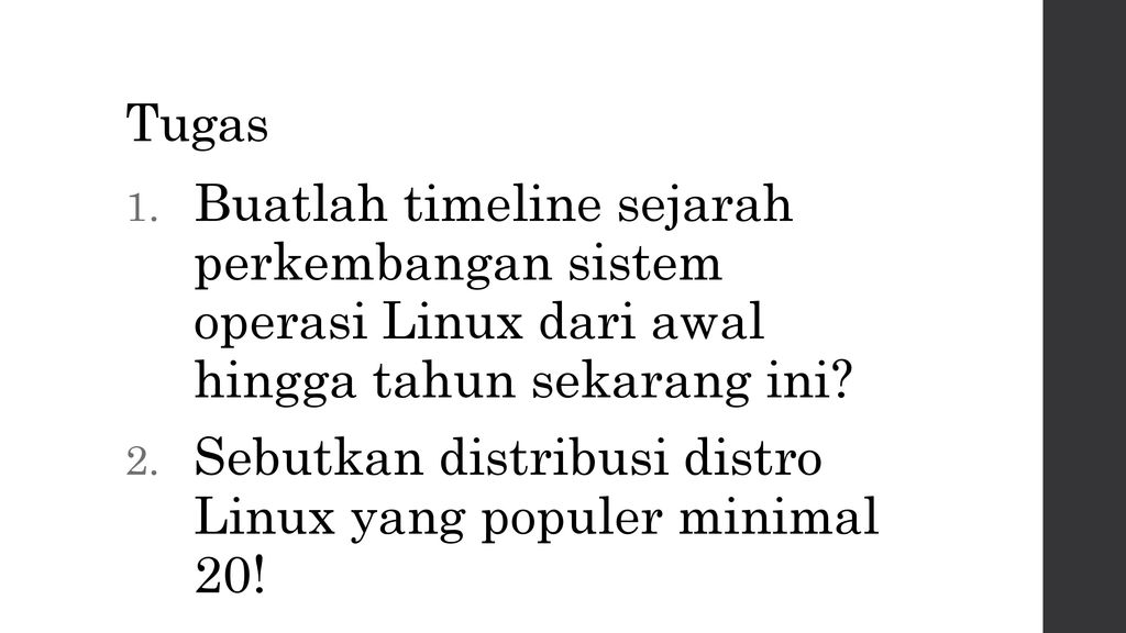 Timeline Sejarah Perkembangan Sistem Operasi Linux Seputar Sejarah 7669