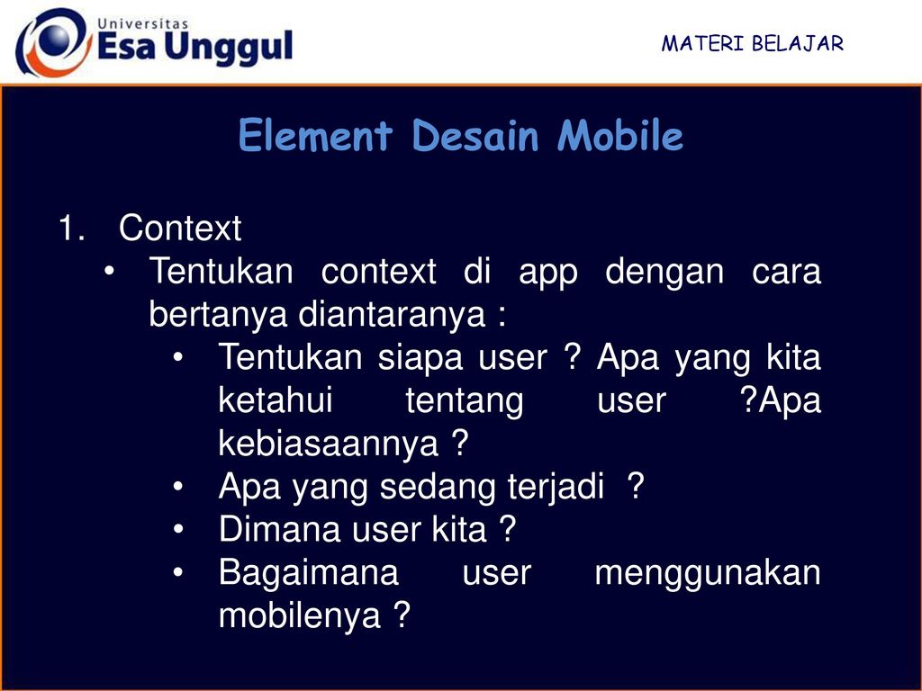 Context mobile