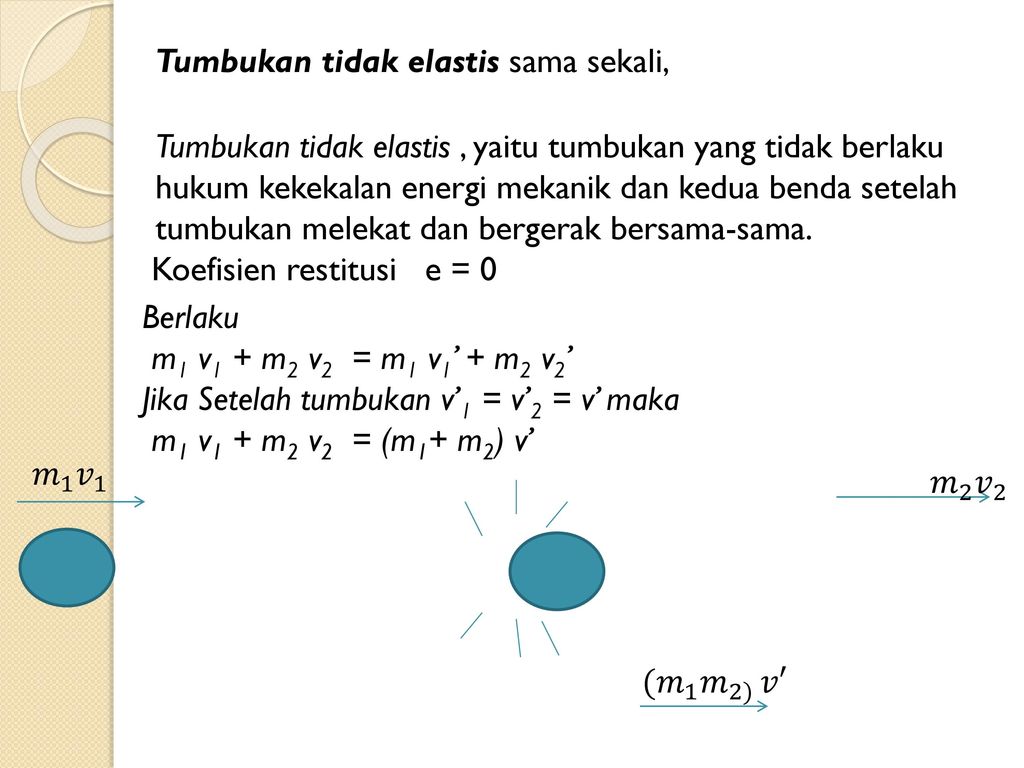 Hukum Kekekalan Momentum Dan Tumbukan Ppt Download