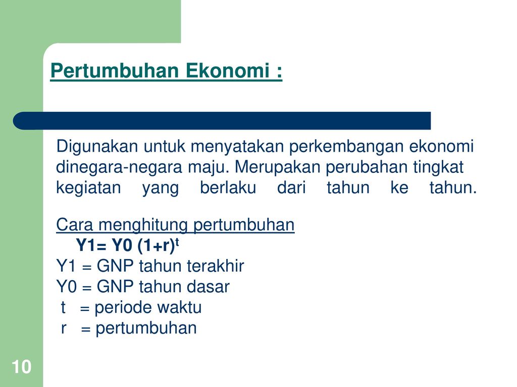 EKONOMI PEMBANGUNAN. - Ppt Download