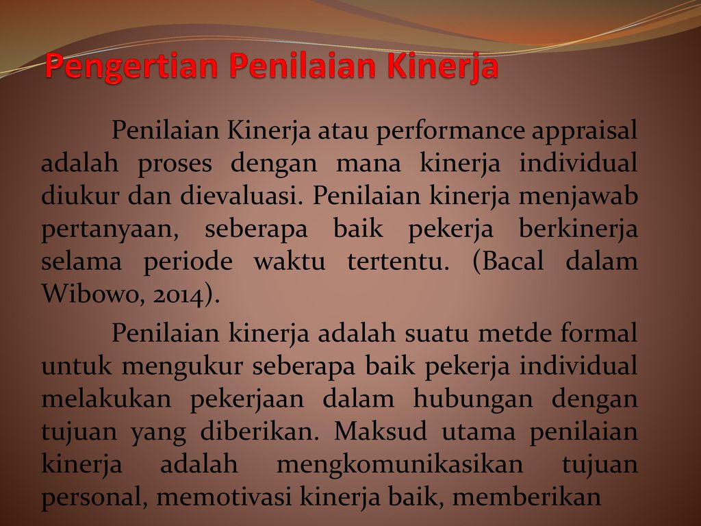 Pertanyaan Penilaian Kinerja Proses Penilaian Kinerja Yang Dilakukan Penyelia Terdiri Dari 6535