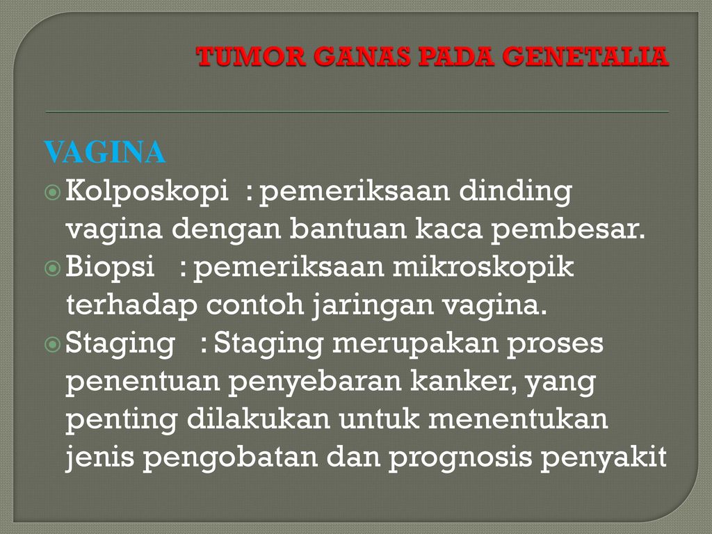 Prosedur Pemeriksaan Dan Deteksi Dini Ppt Download