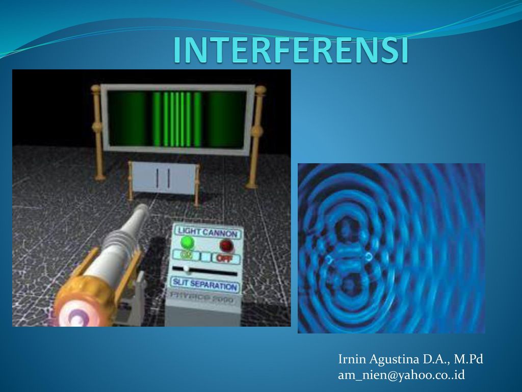 INTERFERENSI Irnin Agustina D.A., M.Pd - Ppt Download