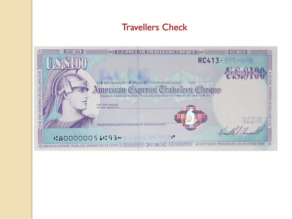 Traveller s cheque