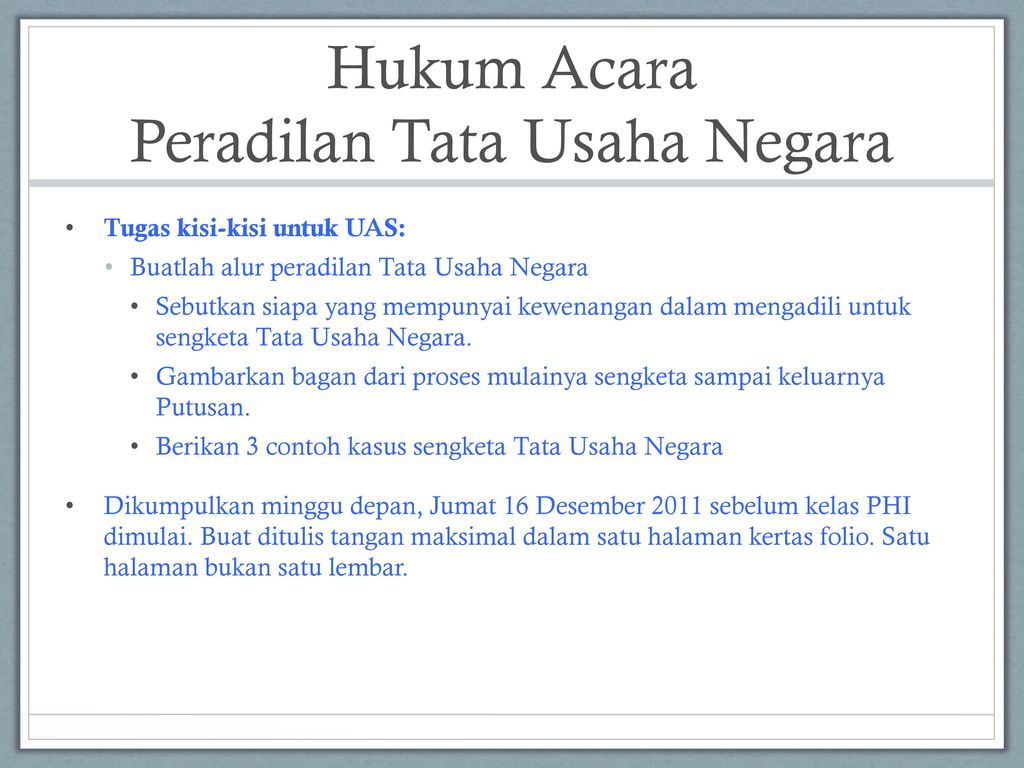 Pengantar Hukum Indonesia Hukum Acara Ppt Download