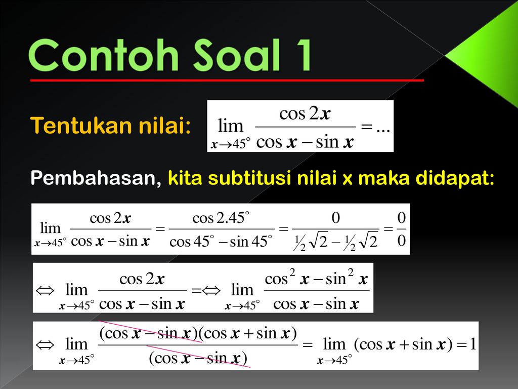 Soal Dan Pembahasan Matematika Limit Fungsi Trigonometri / 120 Soal Dan ...