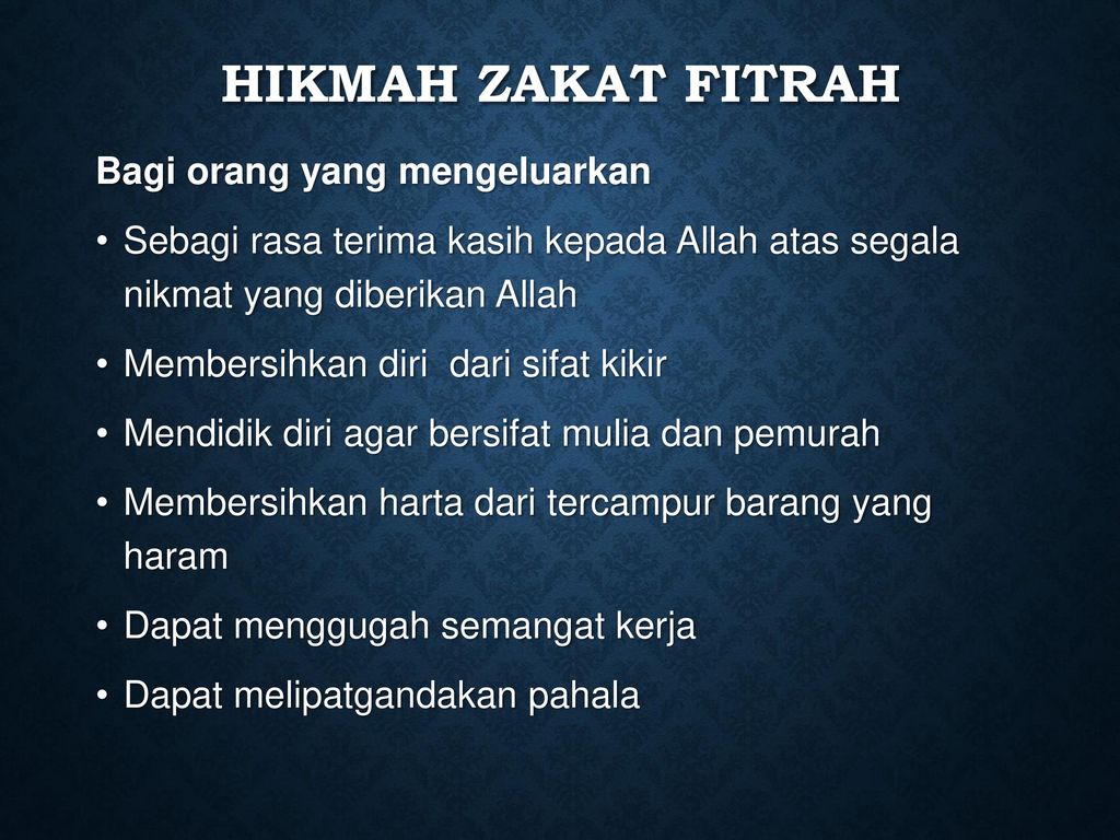 Zakat Fitrah Pelajaran 10 Kompetensi Dasar Mengetahui Kewajiban Zakat Ppt Download