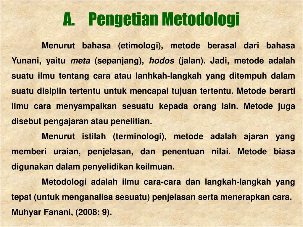 Pengantar Metodologi Studi Islam Ppt Download