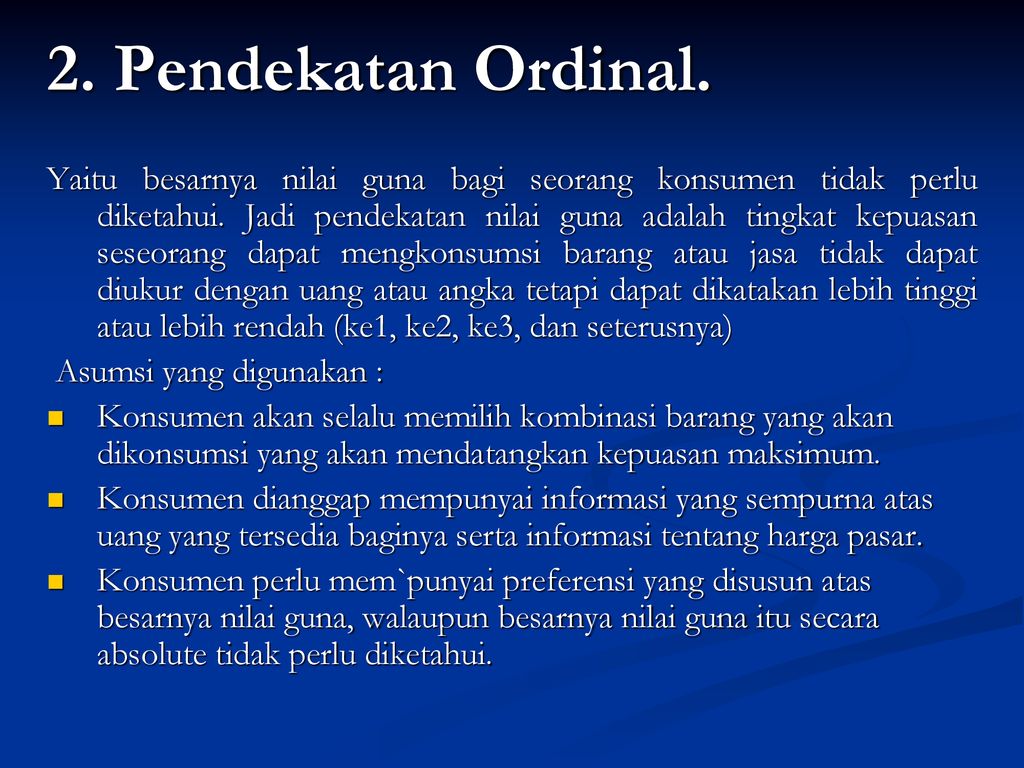 Teori Perilaku Konsumen Ppt Download